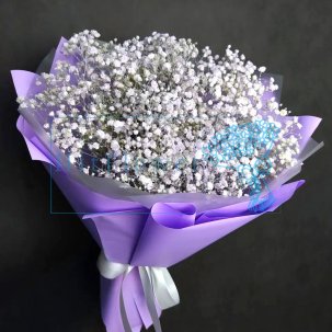 Букет цветов из: Гипсофила