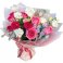 Букет цветов из: Розы и Лизиантусы
